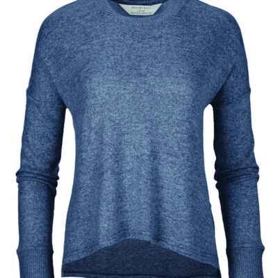 Ladies' Cuddle Soft Boxy Crewneck Sweatshirt Thumbnail