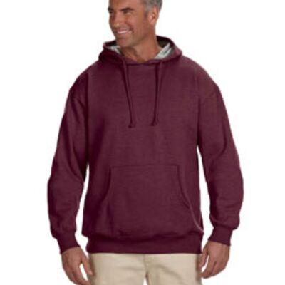 Unisex Heathered Fleece Pullover Hooded Sweatshirt Thumbnail