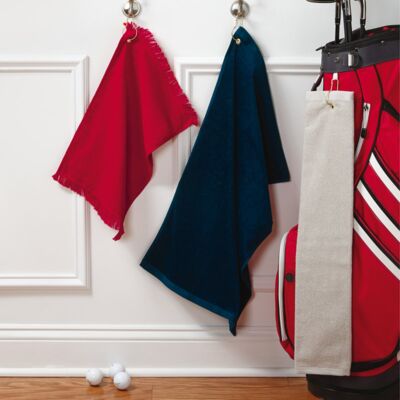 by Anvil Deluxe Tri-Fold Hemmed Hand Towel with Center Grommet and Hook Thumbnail