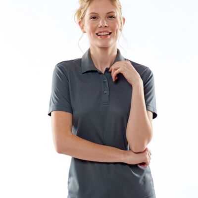 UltraClub&reg; Ladies' Cool & Dry Mesh Piqué Polo Thumbnail