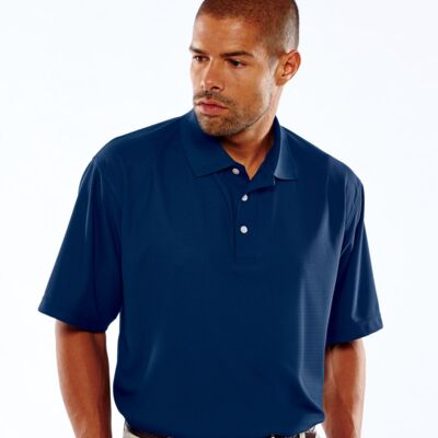UltraClub&reg; Men's Cool & Dry Pebble-Knit Polo Thumbnail