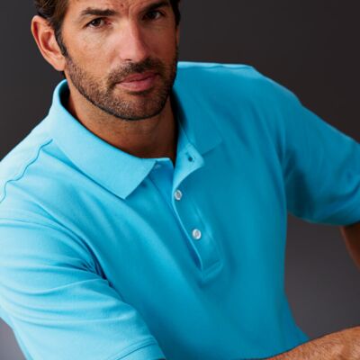 UltraClub&reg; Men's Classic Platinum Polo Thumbnail