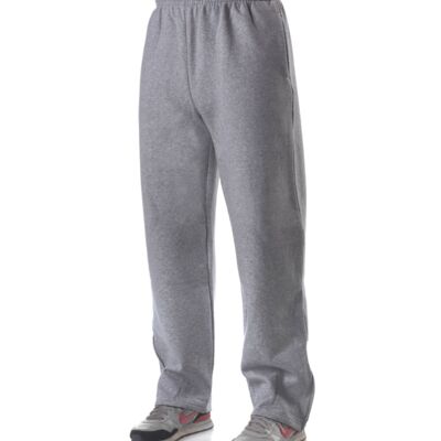 Adult Combed Ring-Spun Blended CVC Fleece Open Bottom Pant Thumbnail