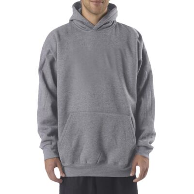 Adult Combed Ring-Spun Blended CVC Fleece Hooded Sweatshirt Thumbnail