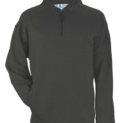 Adult Pro Heathered Fleece 1/4 Zip Sweatshirt Thumbnail