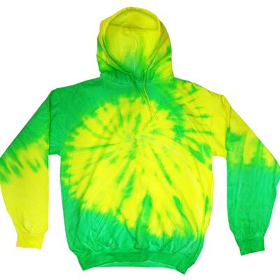 Youth Fluorescent Tie-Dyed Pullover Hoodie Thumbnail