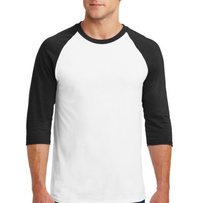 Heavy Cotton ™ 3/4 Sleeve Raglan T Shirt Thumbnail