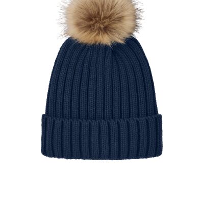 Port Authority Faux Fur Pom Beanie Thumbnail