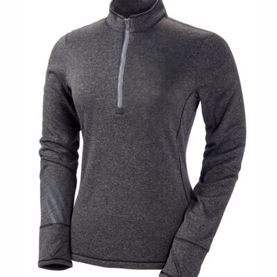 Ladies' Heather 3-Stripes 1/4-Zip Fleece Thumbnail